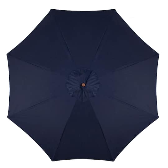9ft. Outdoor Patio Market Umbrella with Wooden Pole